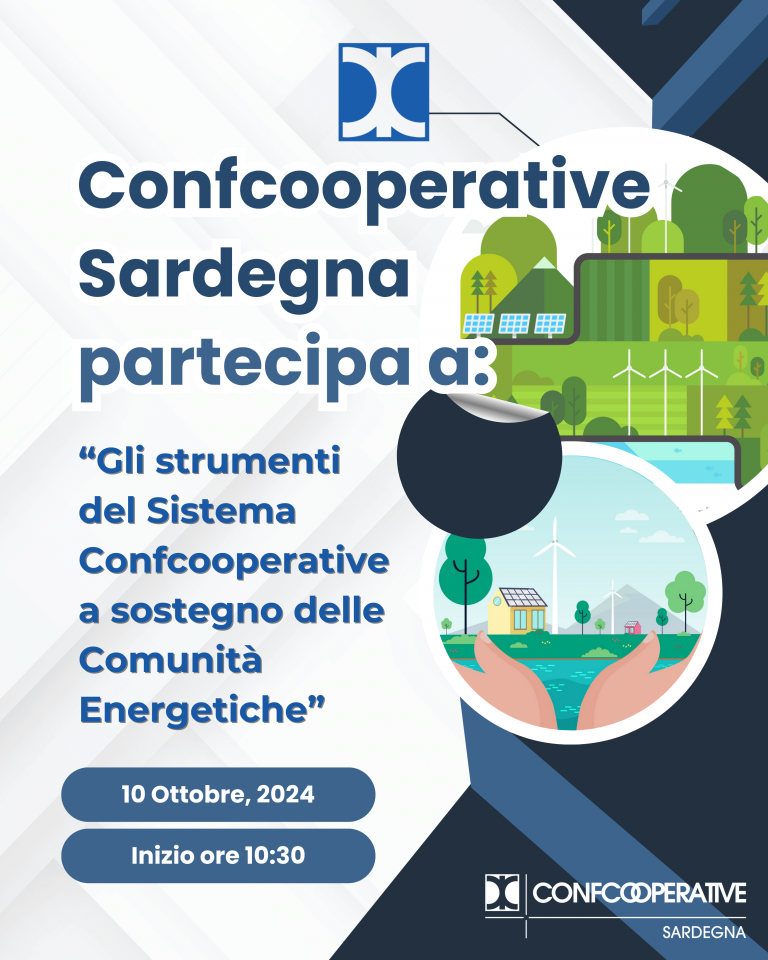 Confcooperative a sostegno delle Comunità Energetiche